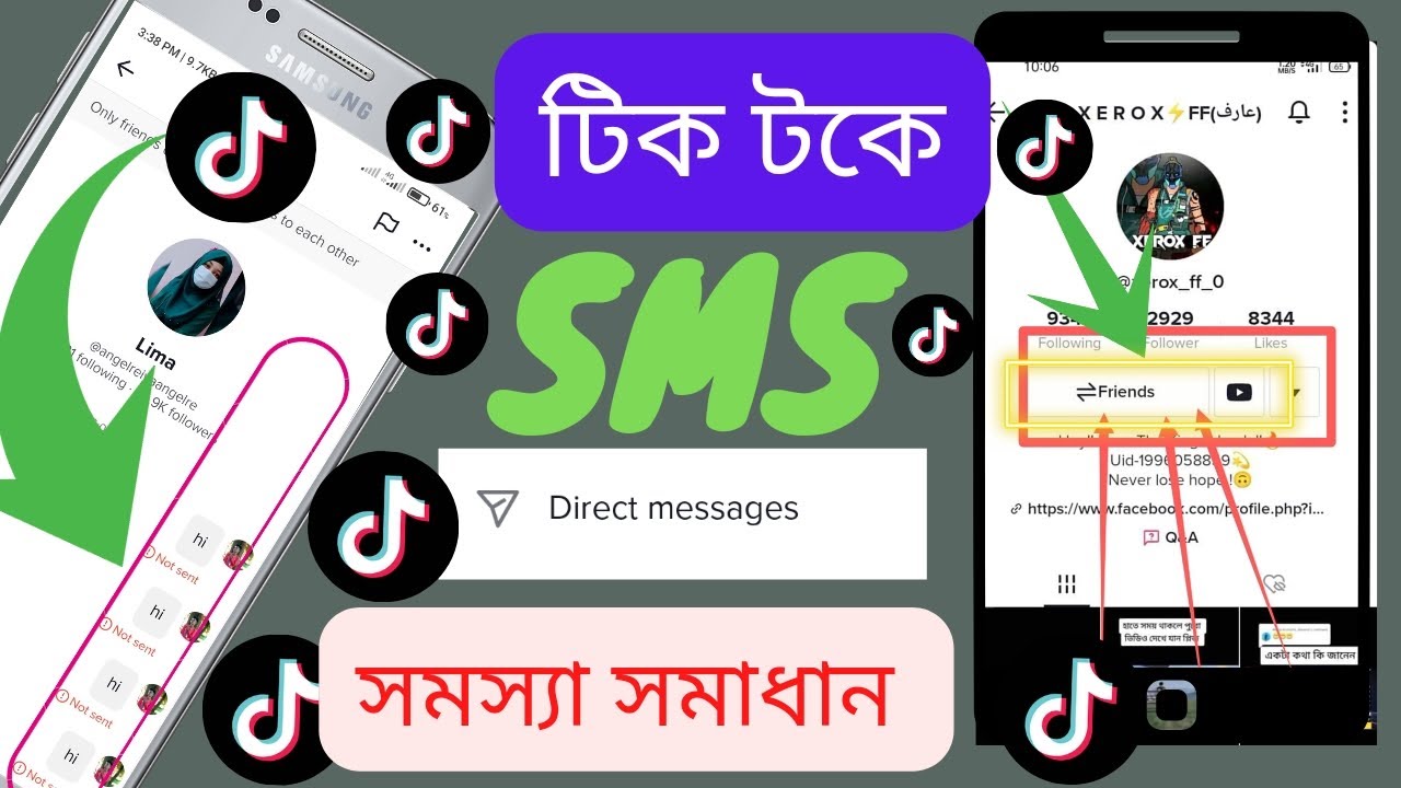 Tik Tok Message Problem Solved Fix TikTok Message Problem How to Send Message On Tik Tok Bangla 2022
