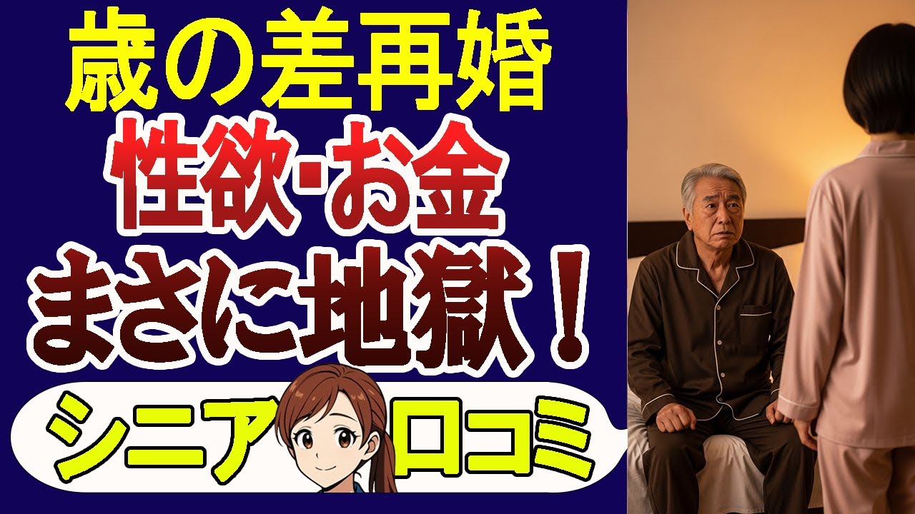 【老後の再婚】歳の離れた相手と夢の安心生活の末路…口コミ30選を紹介!【シニアの口コミ】