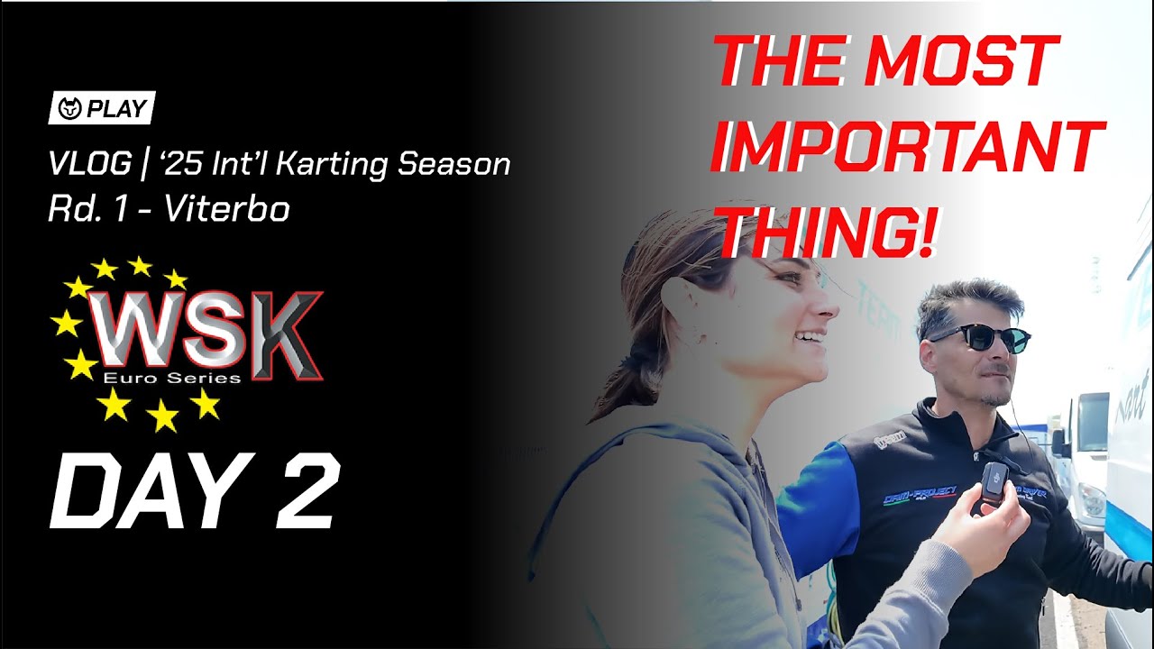VLOG - Day 2 - WSK Euro Series 2025 - Rd 1 - Leopard Circuit Viterbo