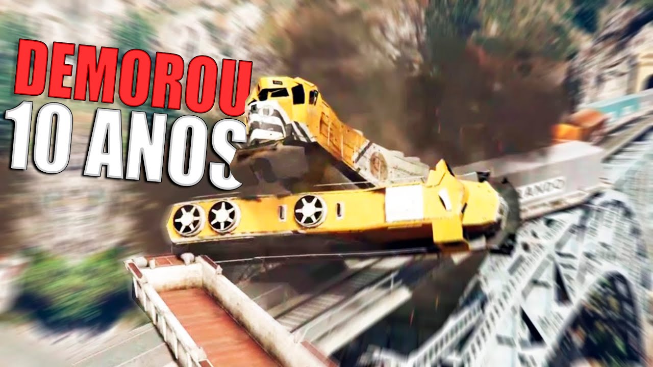 Depois de 10 anos, paramos o TREM! no Gta 5 Online Momentos Engraçados