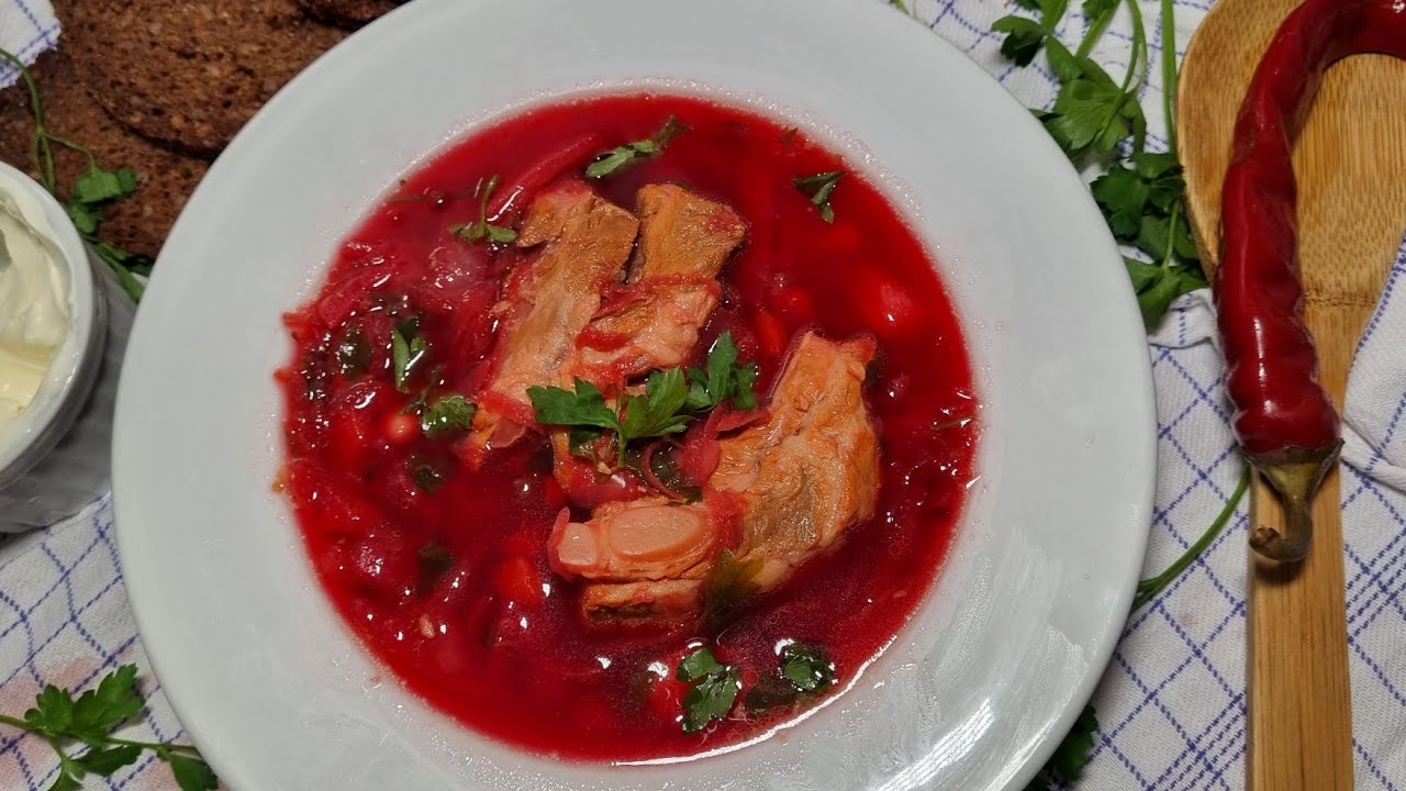 SECRETUL DE LA BUNICA PENTRU CEL MAI GUSTOS BORS ROSU!🥣Все СЕКРЕТЫ от бабушки для КРАСНОГО БОРЩА!