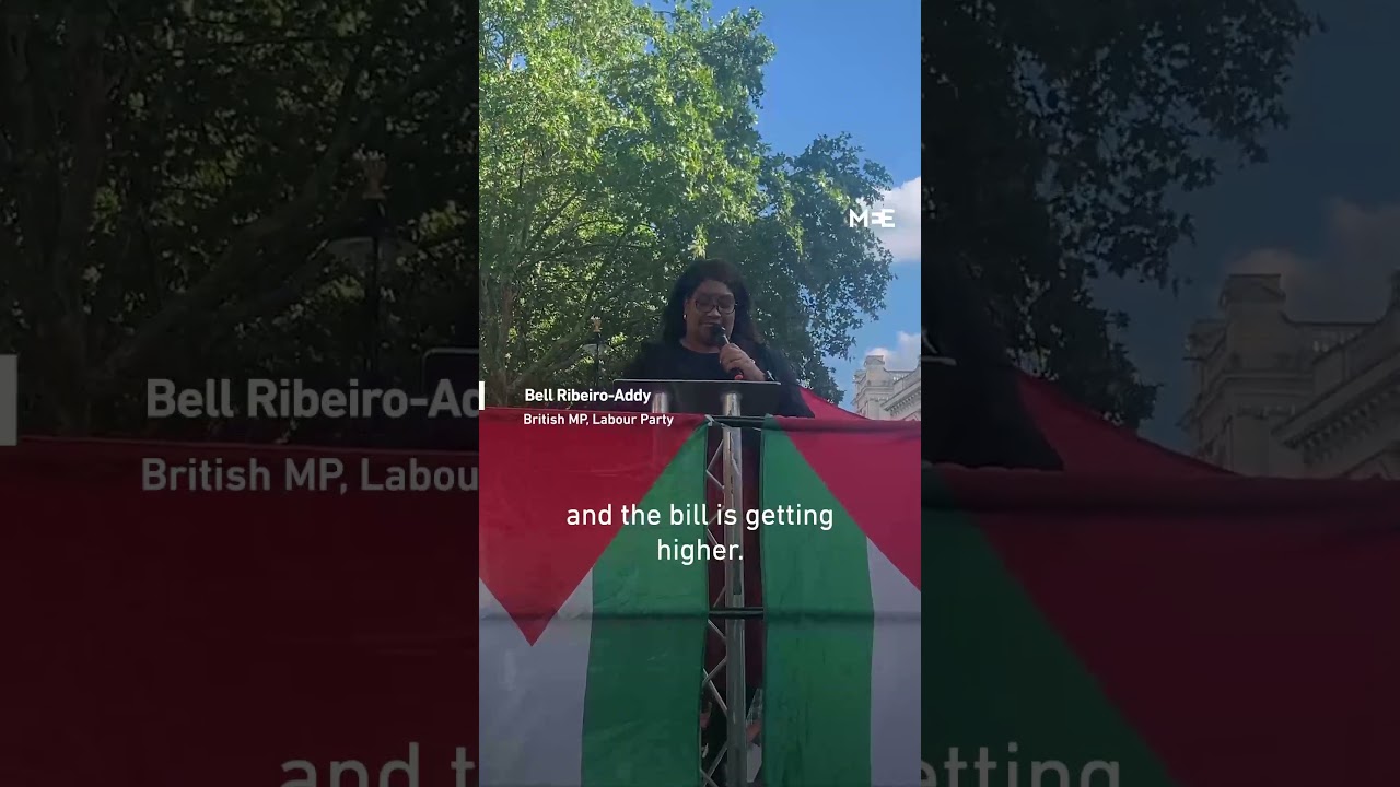 Protesters gather in London to demand an end to Israel&rsquo;s wars