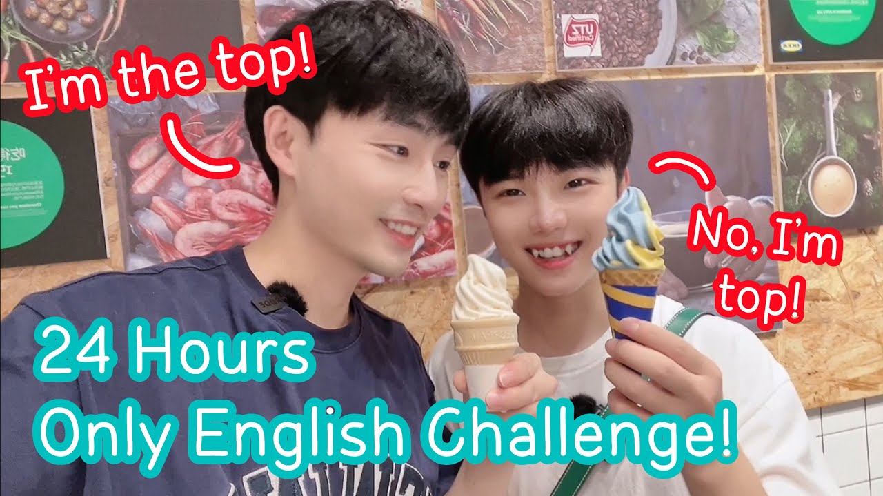 Speaking ONLY ENGLISH To My Boyfriend For 24 Hours!! **He's improved a lot!**