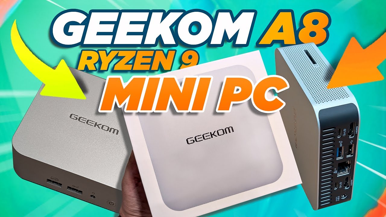 Introducing GeeKom A8 Ryzen 9 Or Ryzen 7 Mini PC