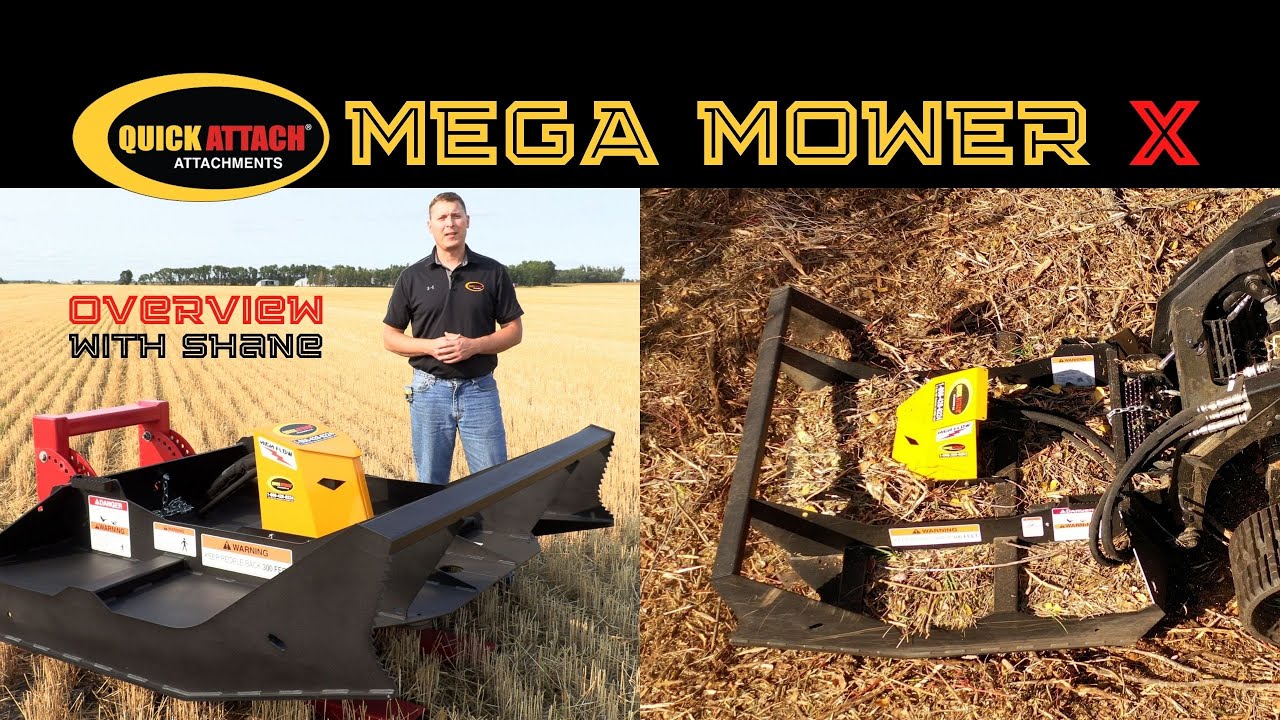 The all new Mega Mower X brush mower with Shane