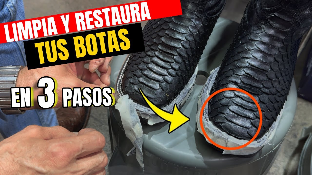 ⚠️ TRUCO PARA LIMPIAR TUS BOTAS DE PITÓN ⚠️