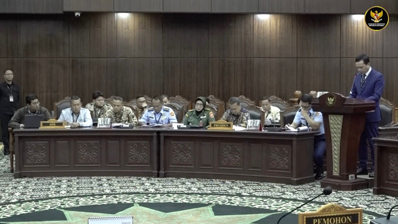 (Berita Video) 12 Februari 2026 : Sidang Pengujian Undang-Undang Peradilan Militer