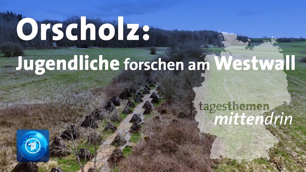 Orscholz: Jugendliche forschen am Westwall l tagesthemen mittendrin