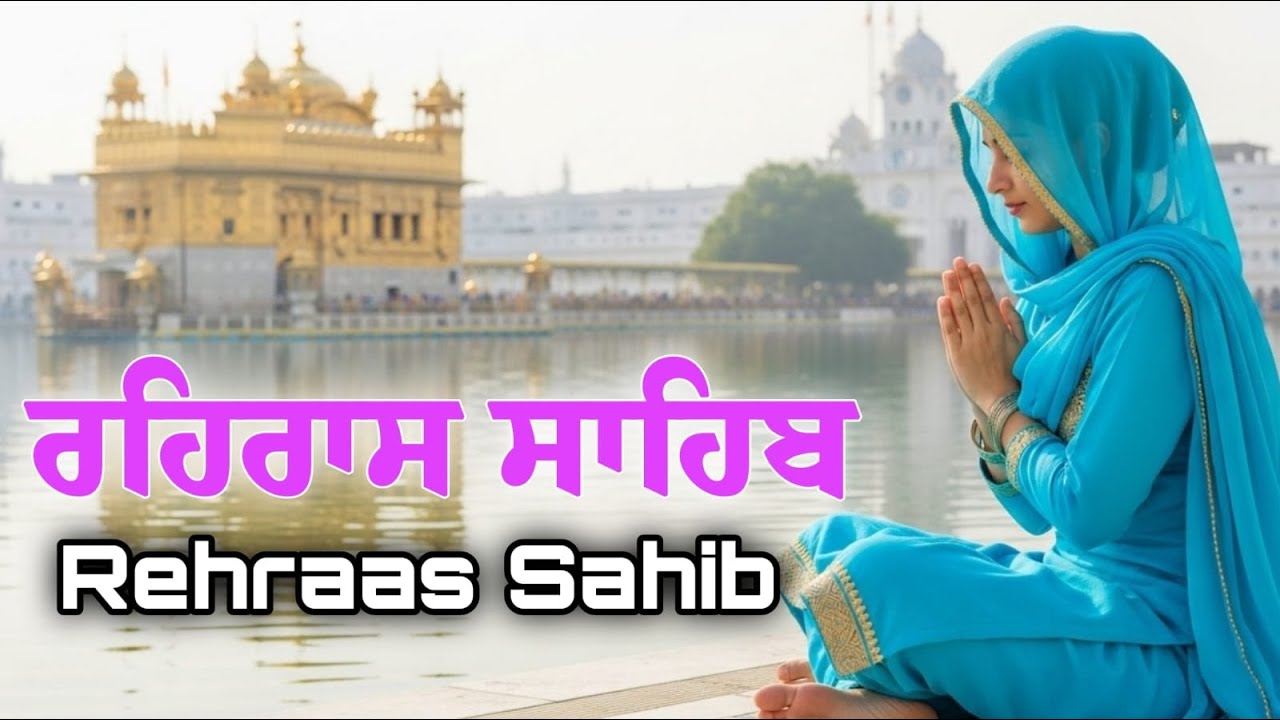 Rehraas Sahib Full Path - ਰਹਿਰਾਸ ਸਾਹਿਬ \\ Rehras Sahib Da Path \\ Nitnem Rehras Sahib #rehrassahib