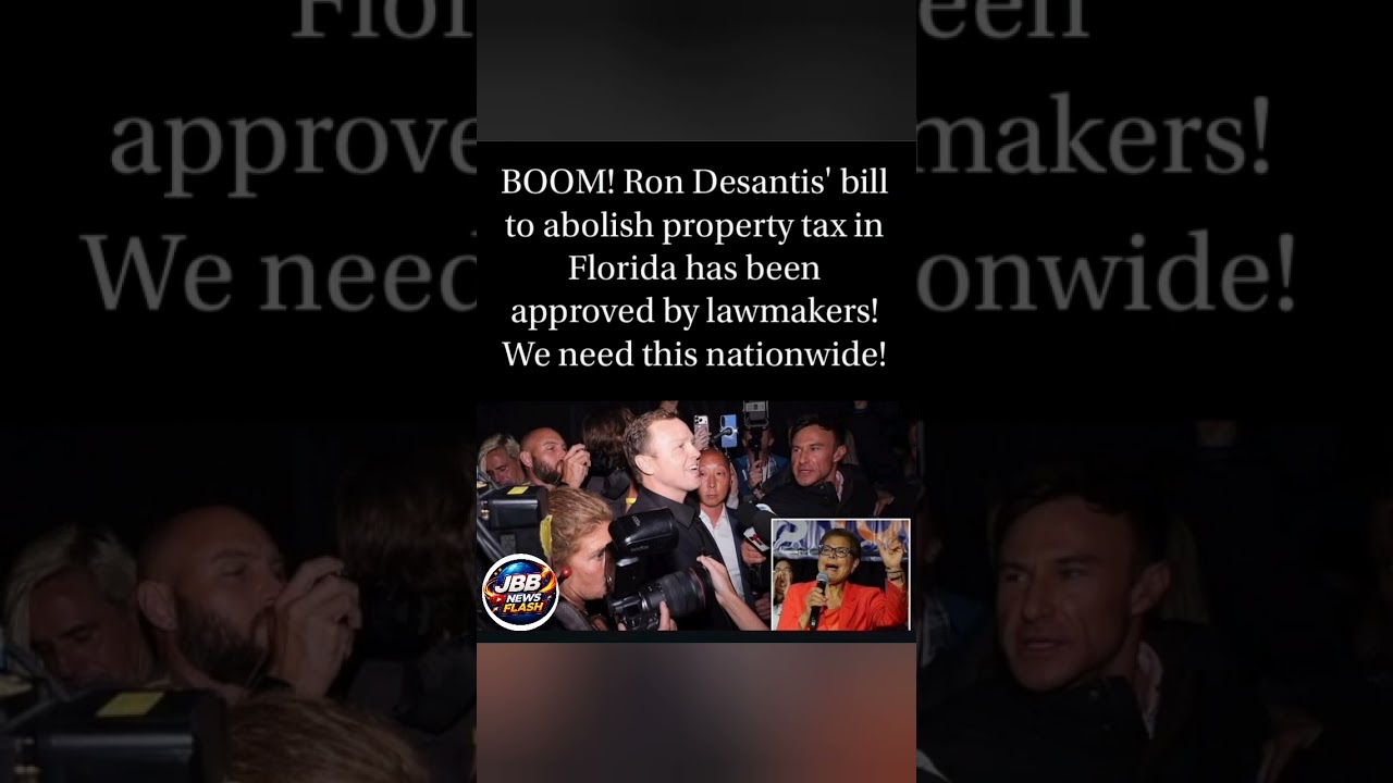 💥 BOOM! Florida just made history  property tax abolished. Time to take this nationwide! 🏠🇺🇸 #Short