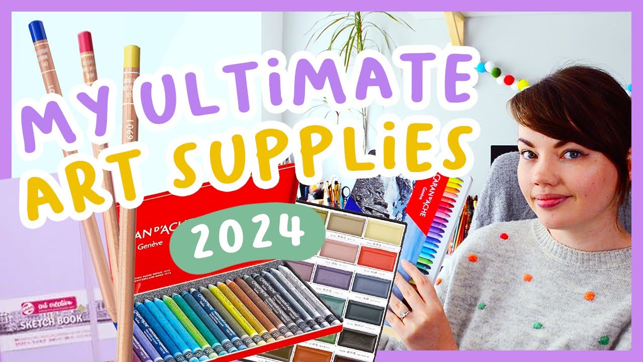 My Favourite Art Supplies! Paint, sketchbooks, pencils, neocolors etc!
