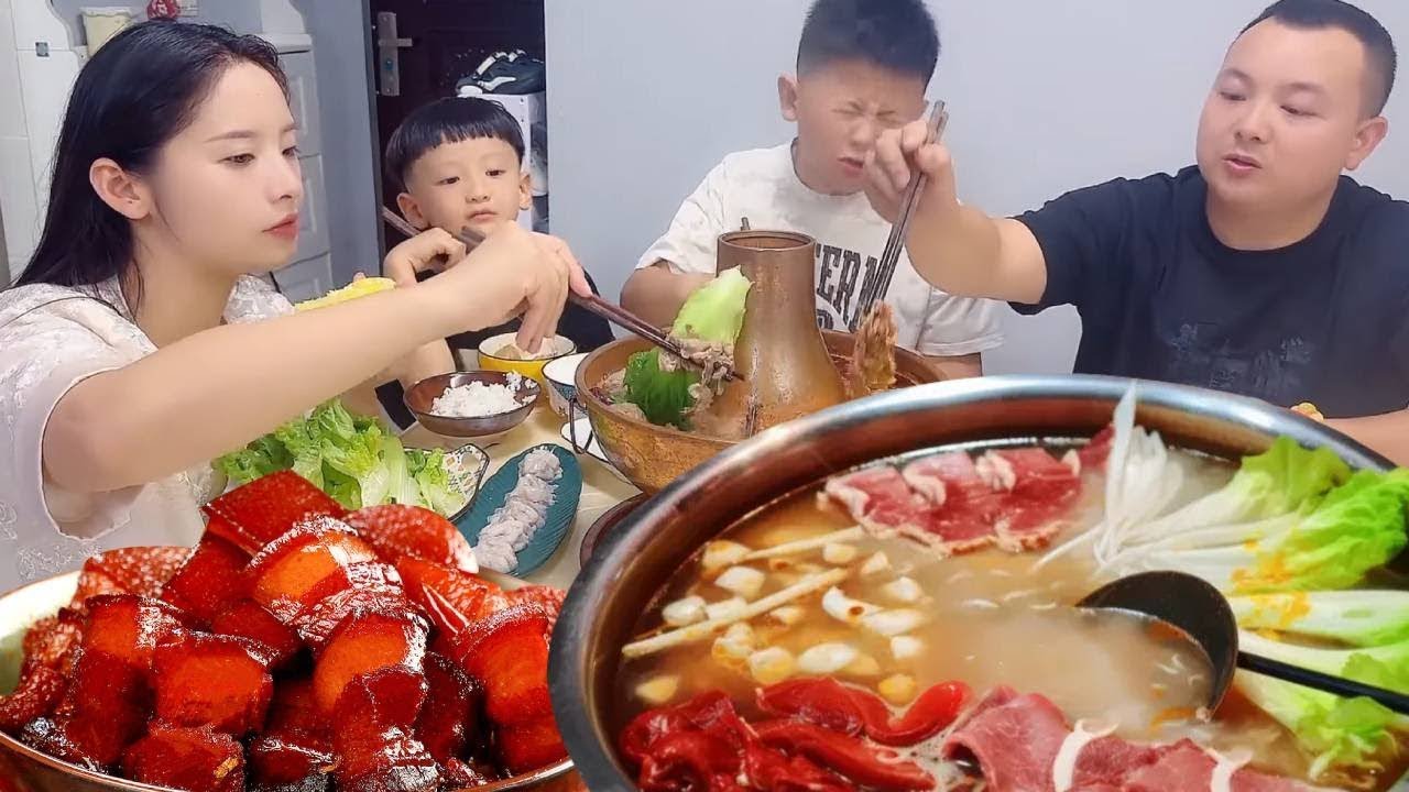 My stingy husband wouldn't let me eat hot pot, so I secretly ate all the lamb.