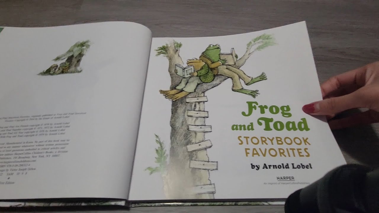 ASMR full reading compilation of Frog and Toad Storybook Favorites!