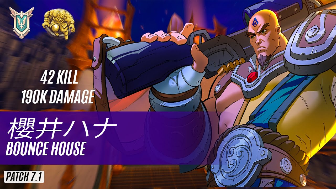 WITHOUT TANK 42 KILL 190K DAMAGE 櫻井ハナ BUCK PALADINS COMPETITIVE (MASTER) BOUNCE HOUSE