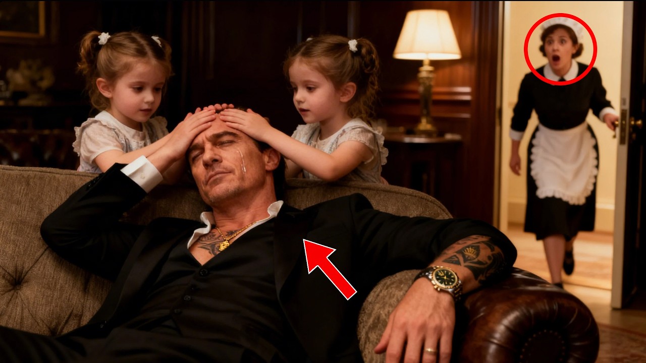 No One Could Handle The Angry Mafia Boss ,  Until The Poor Maid's Twins Did The Impossible