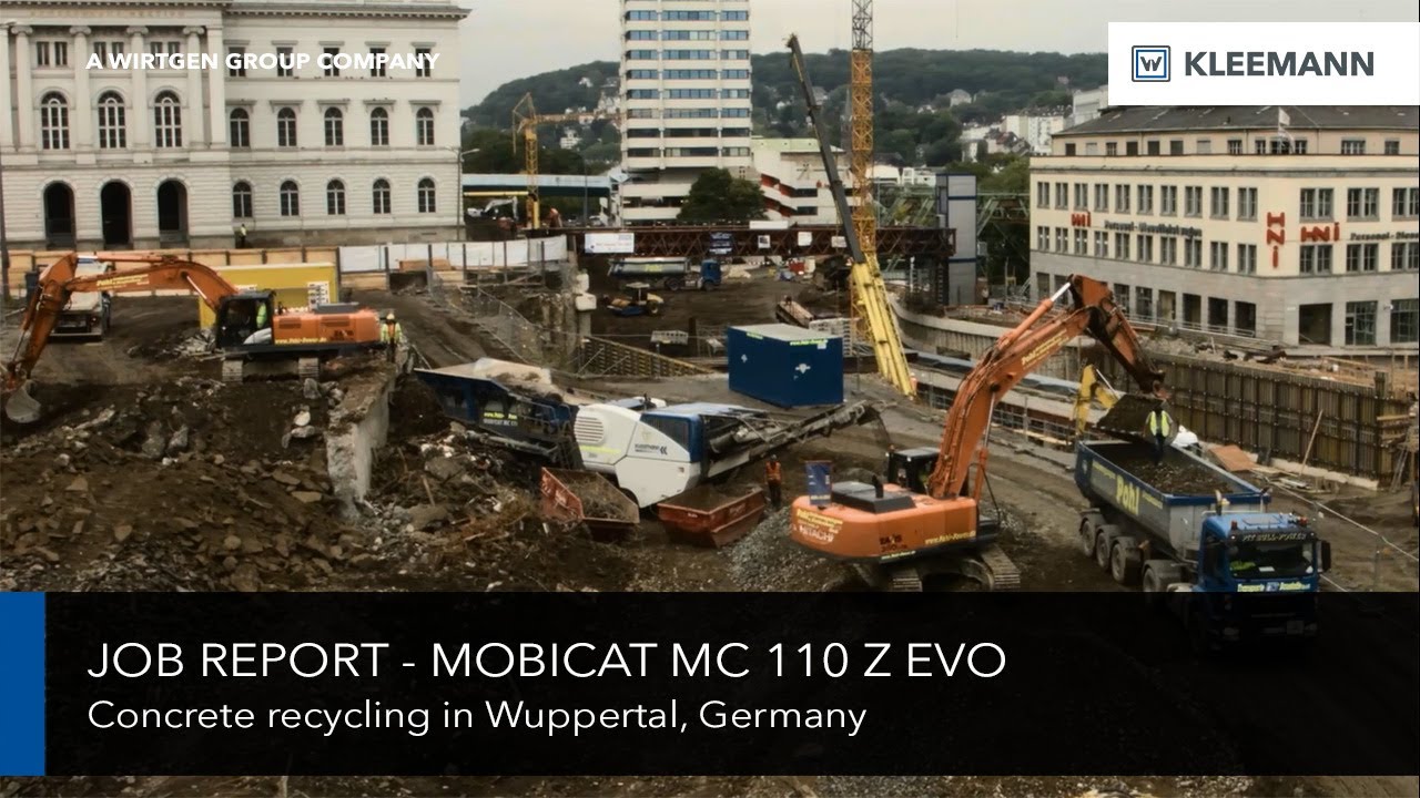 KLEEMANN Job Report - MC 110 Z EVO Concrete Recycling
