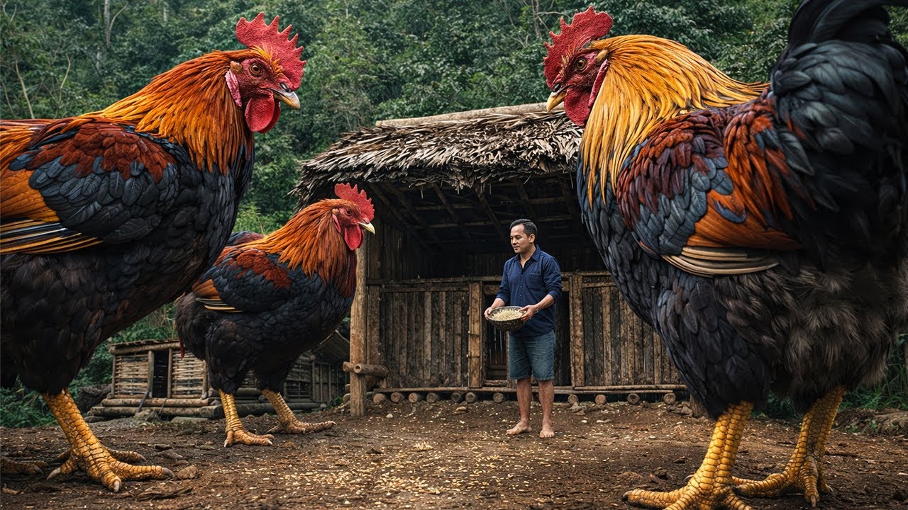 From Wood and Bamboo to a Complete Chicken Coop | by @PrimitiveSkillsnet