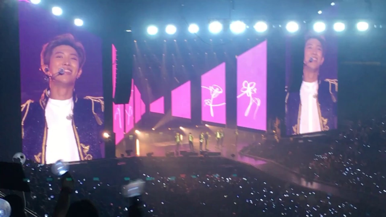 BTS Love Yourself Tour Newark Day 1 Intro Ment