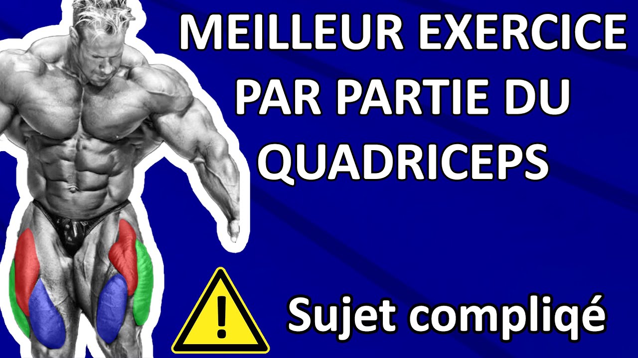 Comment isoler chaque partie du quadriceps (muscle vaste latéral, médial...) [contenu compliqué]