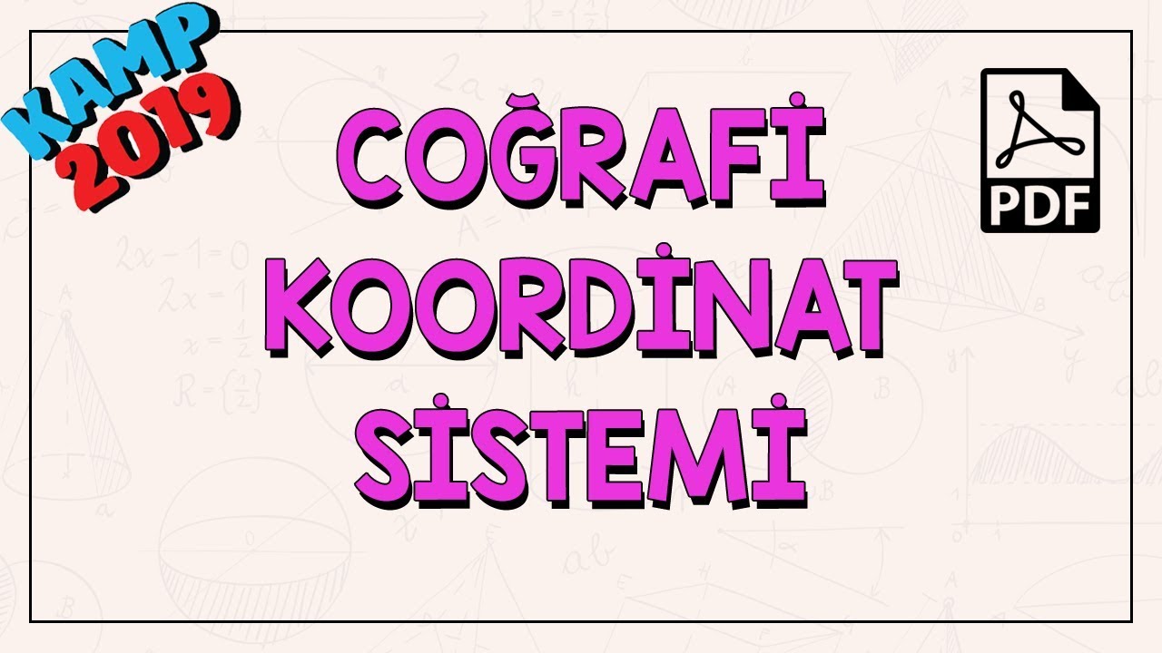 Coğrafi Koordinat Sistemi
