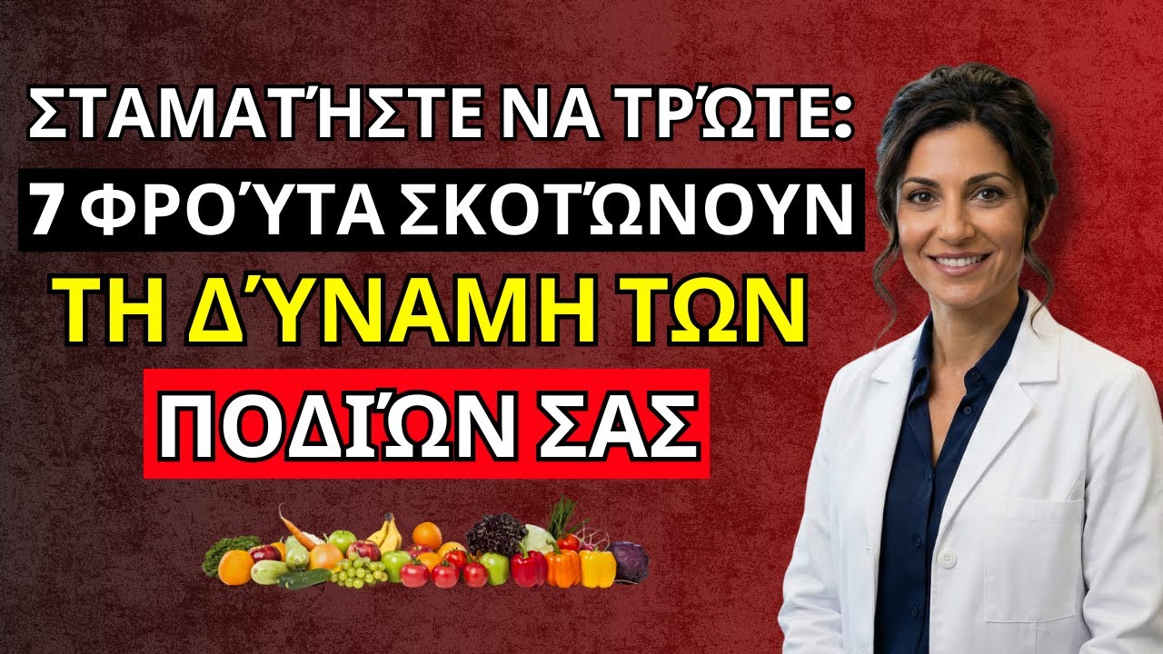 ΗΛΙΚΙΩΜΕΝΟΙ: σταματήστε να τρώτε αυτά τα 7 χειρότερα φρούτα – καταστρέφουν τη δύναμη των ποδιών σας