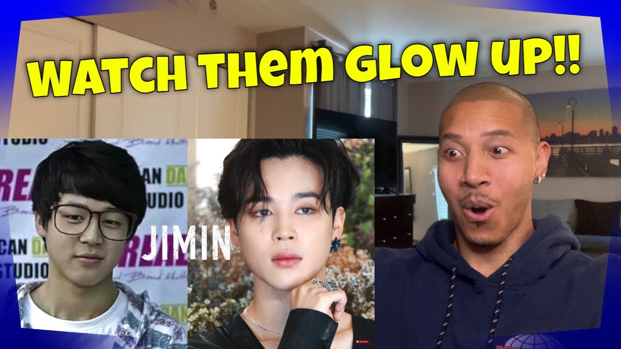 Reacting to the GLOW UP effect in BTS (Who changed the most?)