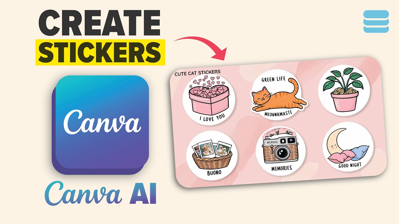 How To Make Stickers in Canva Ai for Free