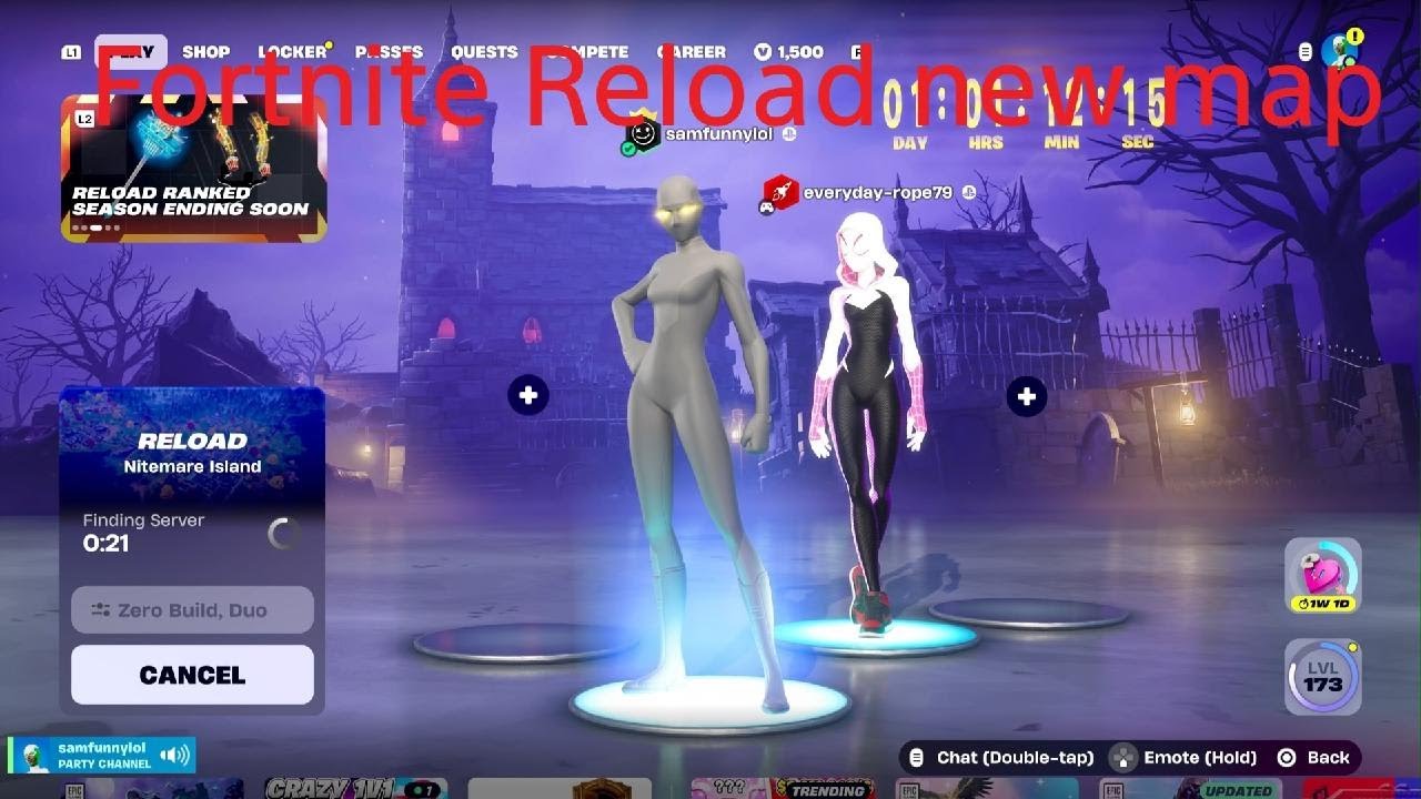 Fortnite Reload new map s dom1xem