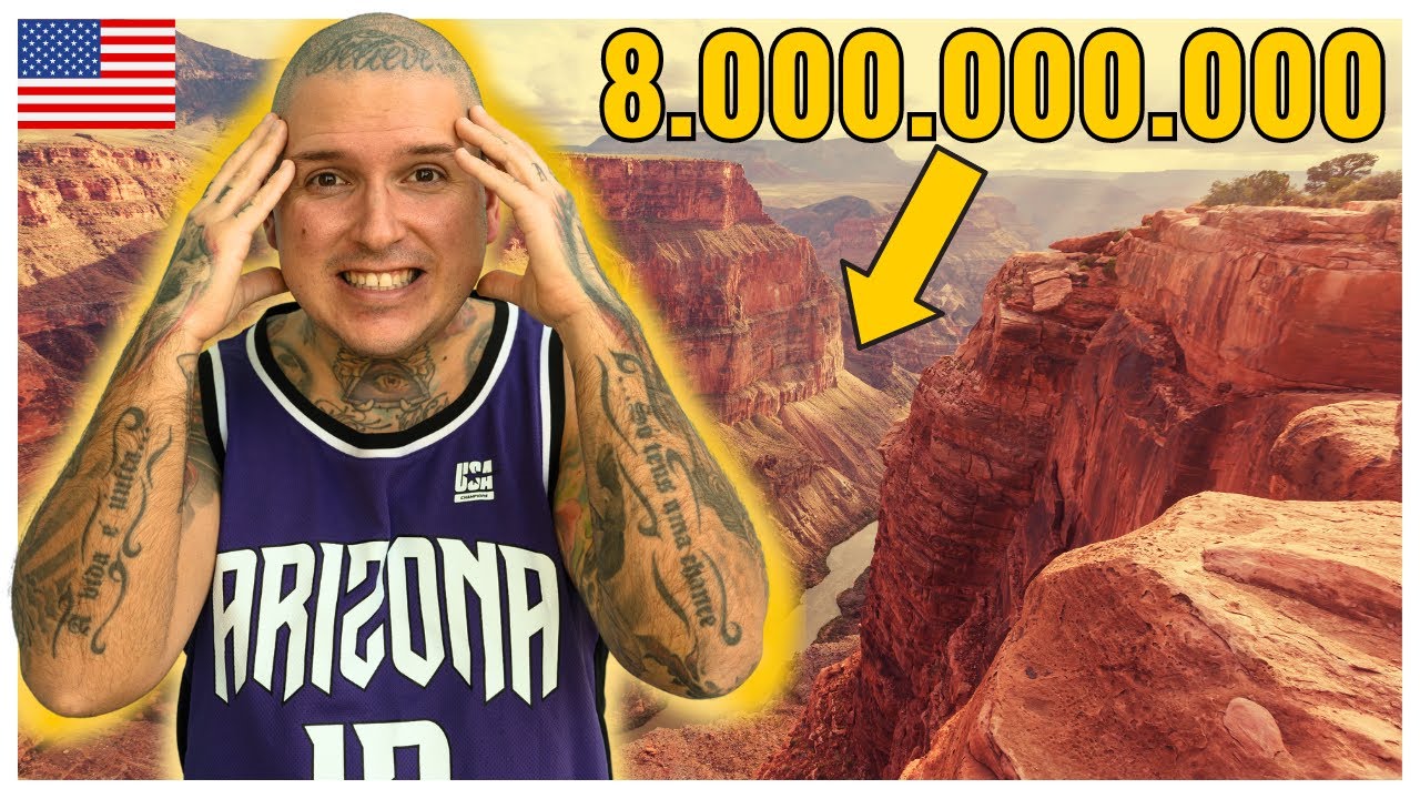 VISITEI O LUGAR ONDE CABE TODA A POPULAÇÃO MUNDIAL 🌍  GRAND CANYON
