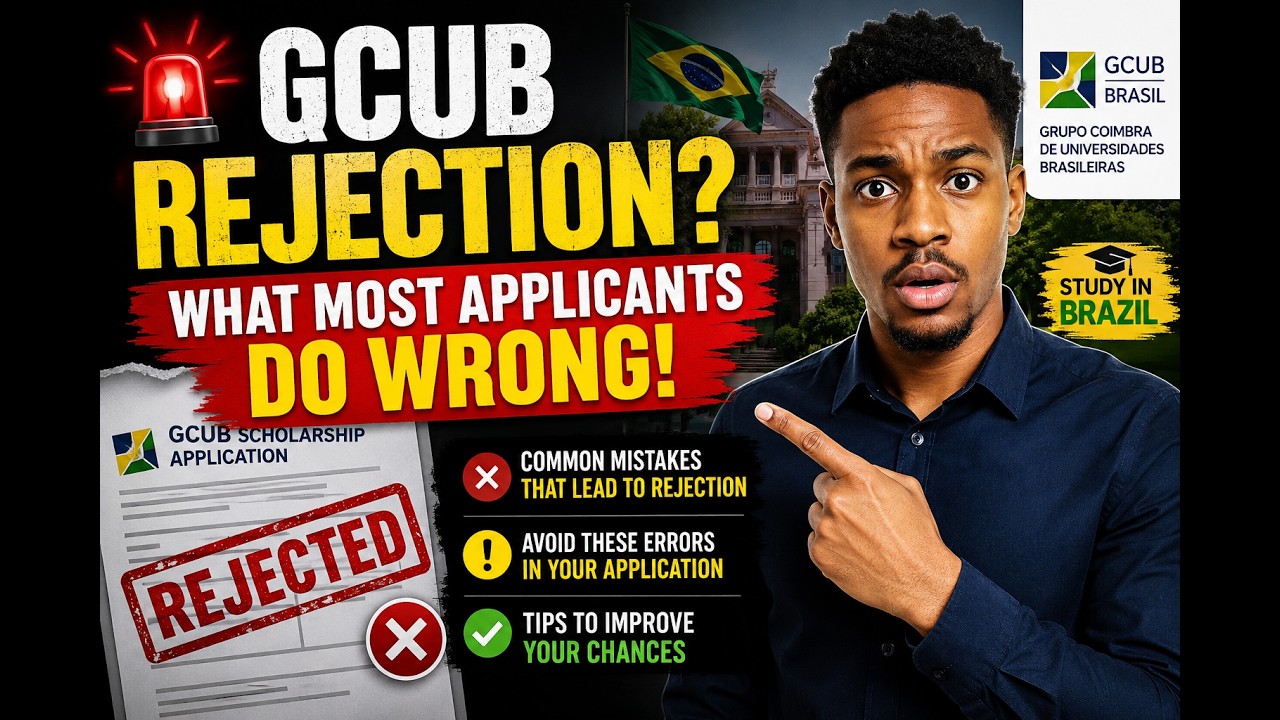 GCUB Scholarship Rejection: What Most Applicants Do Wrong