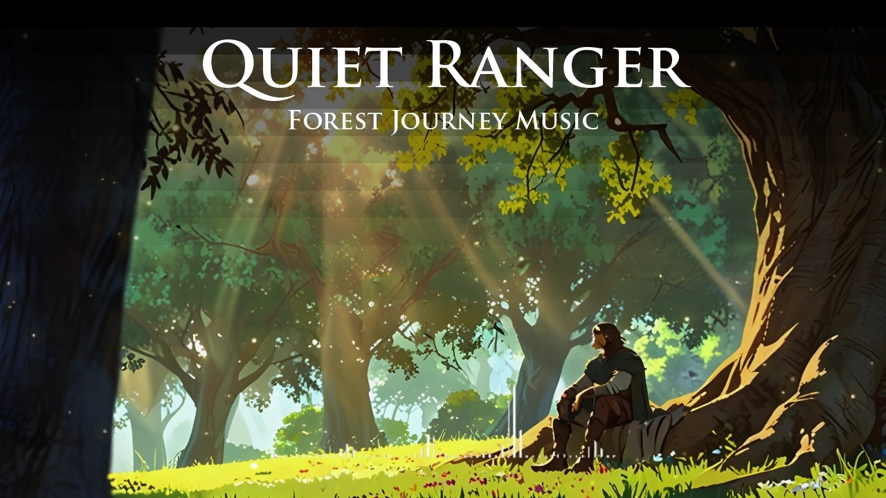 Peaceful Fantasy Travel Music for Work & Study | Aragorn Ranger Campfire Ambience