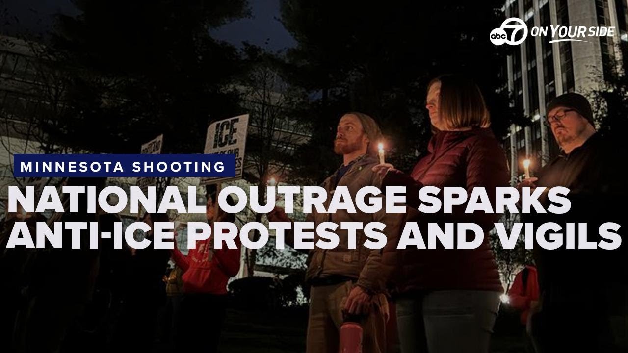 Protests against ICE surge around the country after Minnesota shooting