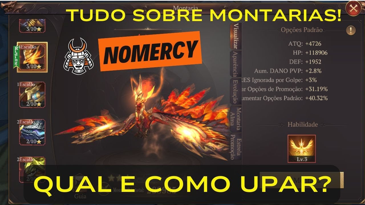 MU DARK EPOCH: TUTORIAL COMPLETO DE MONTARIAS | COMPLETE MOUNT TUTORIAL