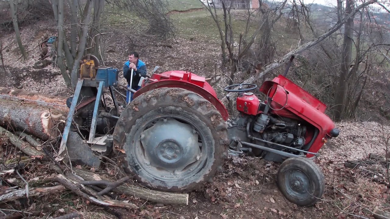 Čekrkanje drva sa čekrkom Banex Valjevo i IMT 533-PRVI DEO