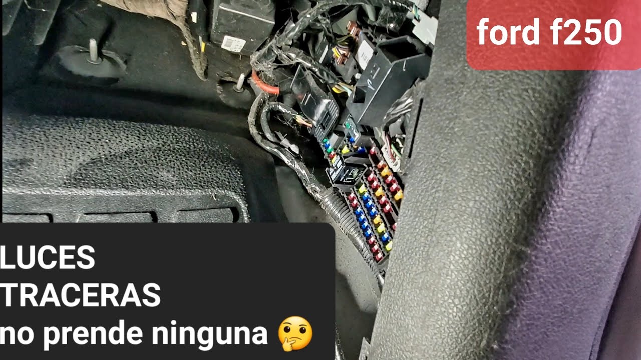 11 ford f250 luces traceras no prenden