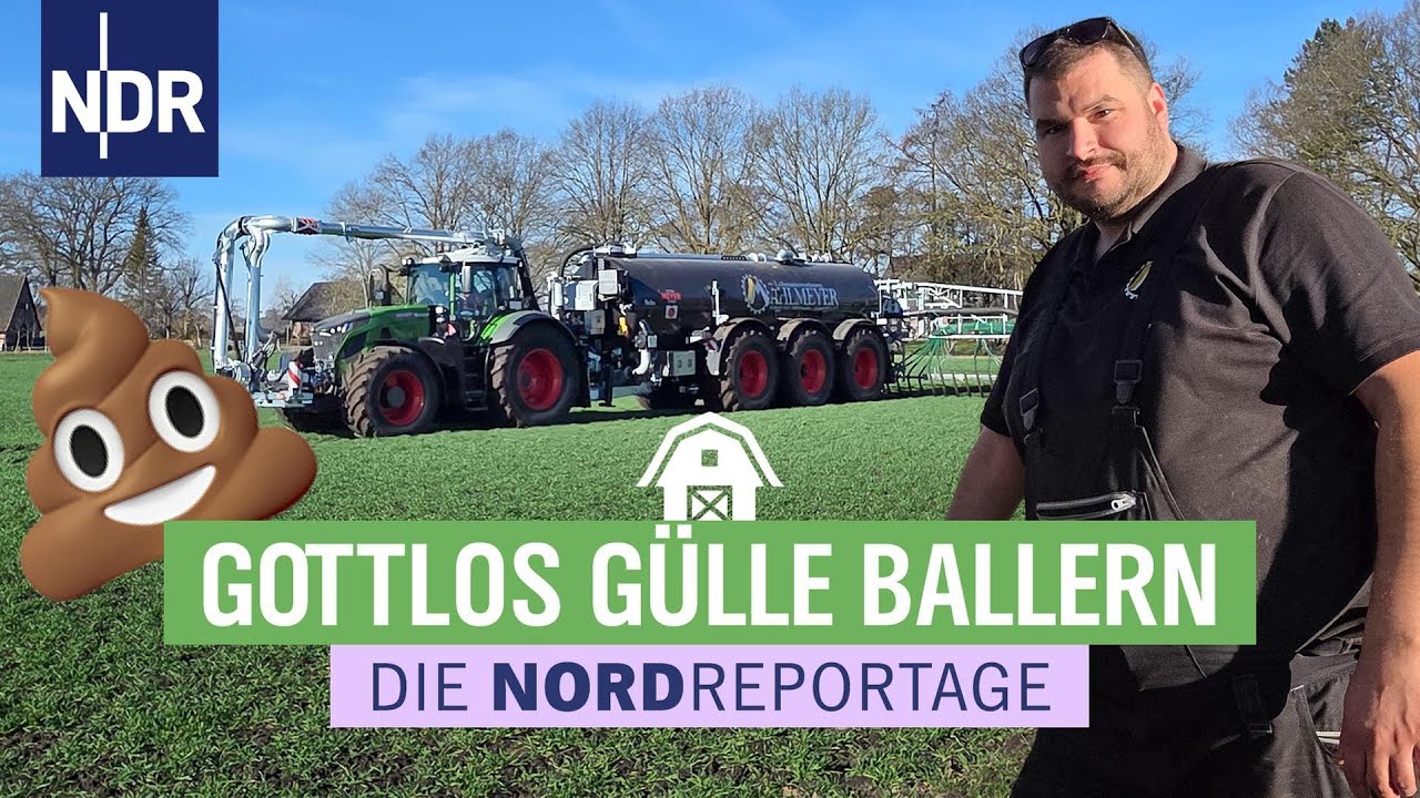 G&uuml;lle ballern unter Zeitdruck - Mit Treckern und Teamgeist | Die Nordreportage | NDR