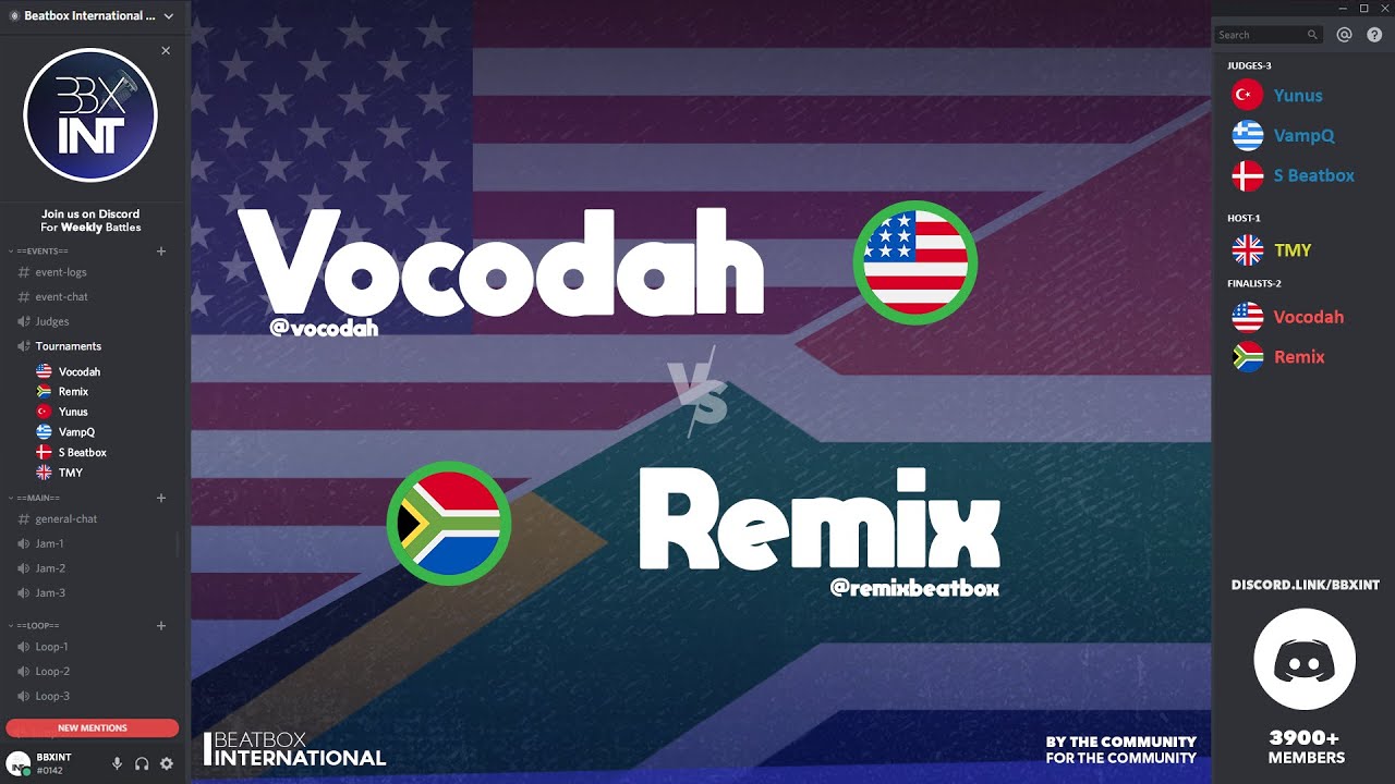 REMIX 🇿🇦 против VOCODAH 🇺🇸 | Финал | Discord Weeklies