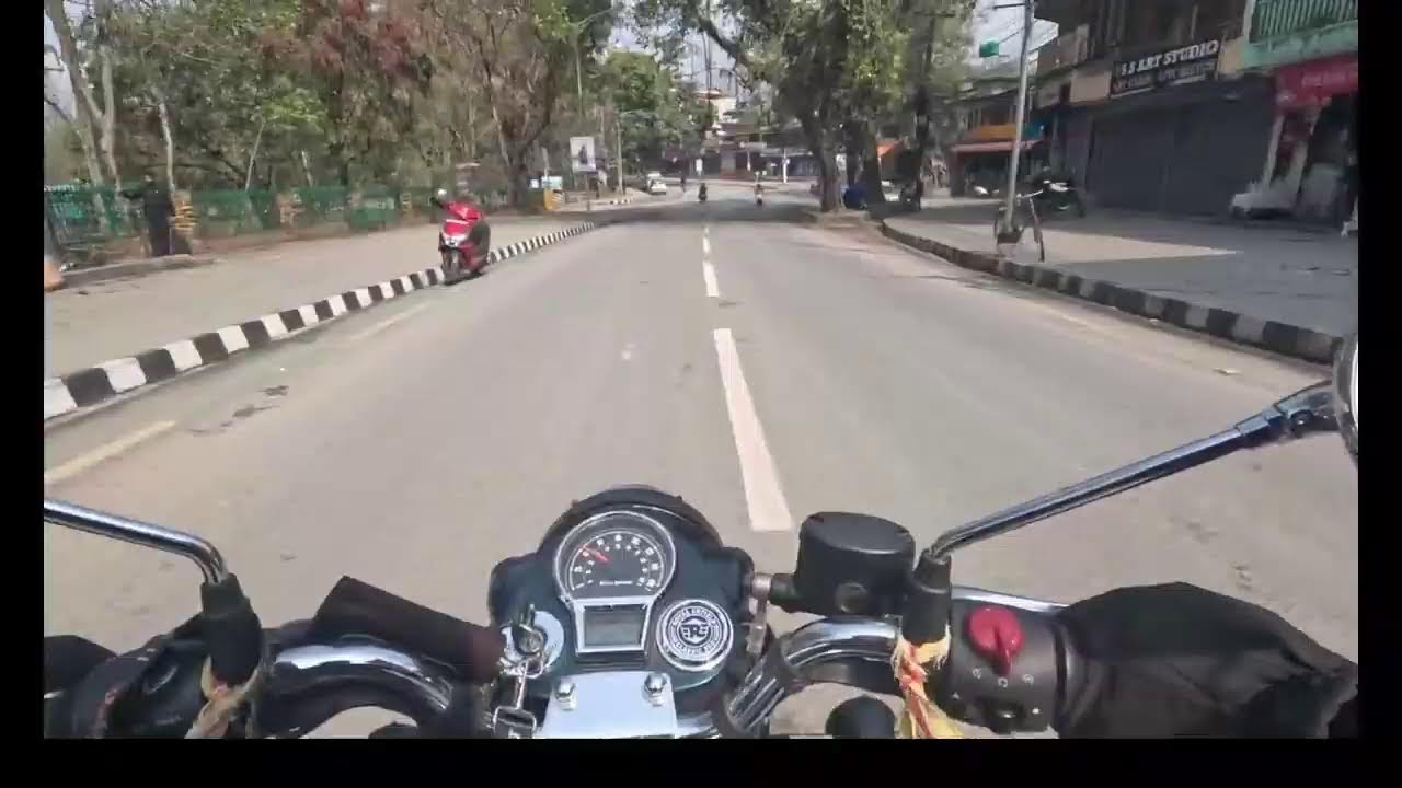 Aesthetic Bike Ride in Pokhara | No Music, Just Road #automobile #asmr #travel #channelpromotion