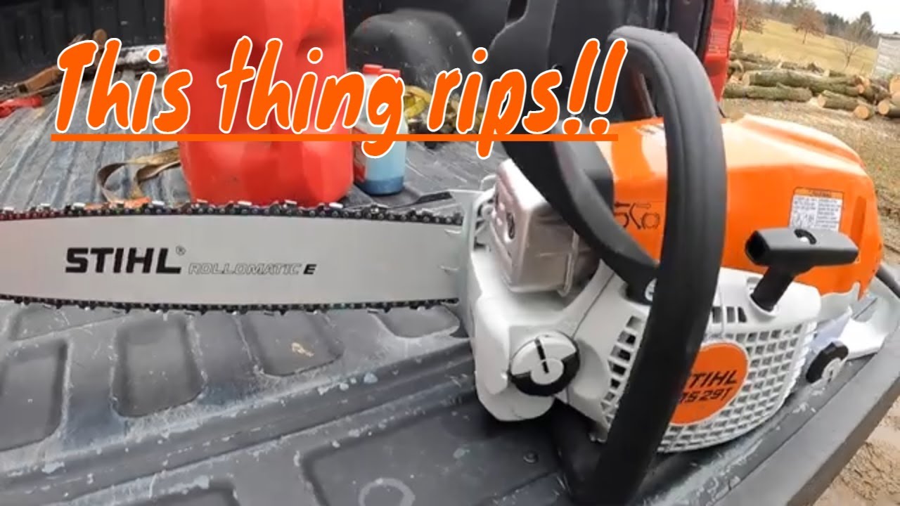 MS291 Stihl chainsaw put to the test | Cutting firewood | Homesteading | Hobby Farm