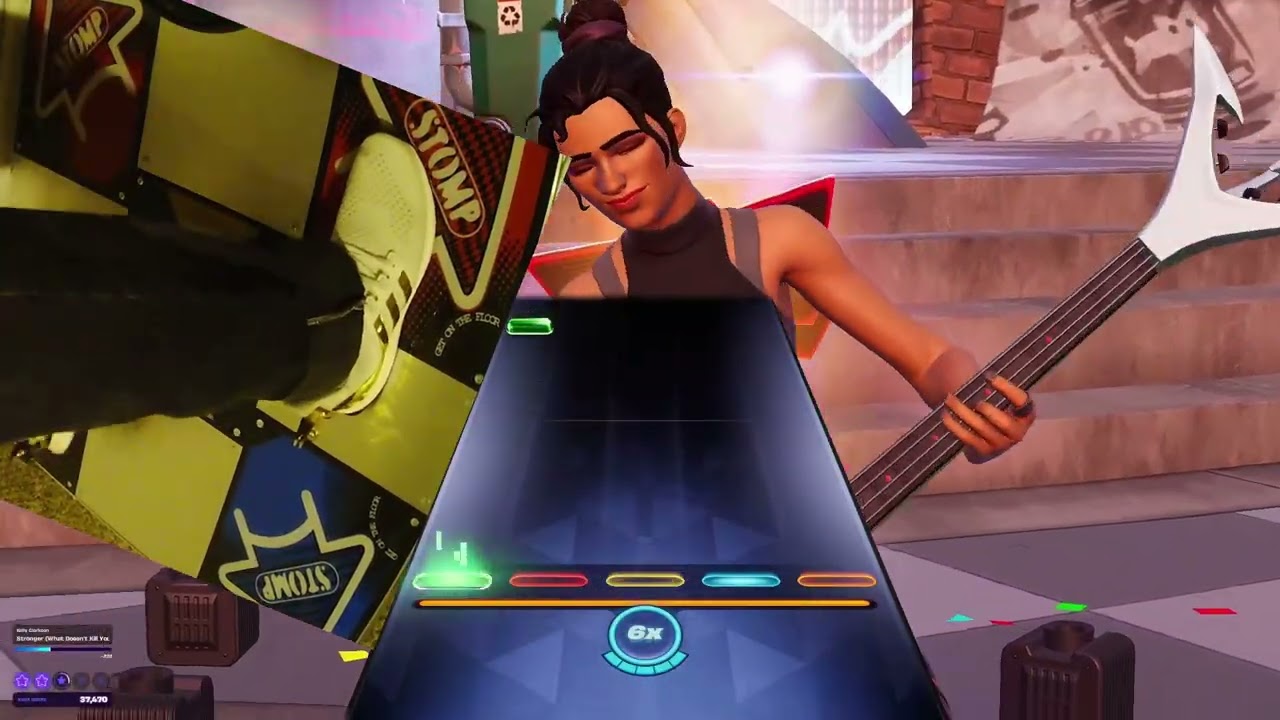 Pump It Up Fortnite Festival Expert: Stronger (What Doesn't Kill You) Kelly Clarkson Bass