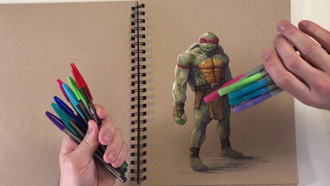 Ballpoint Pen Sketchbook Tour