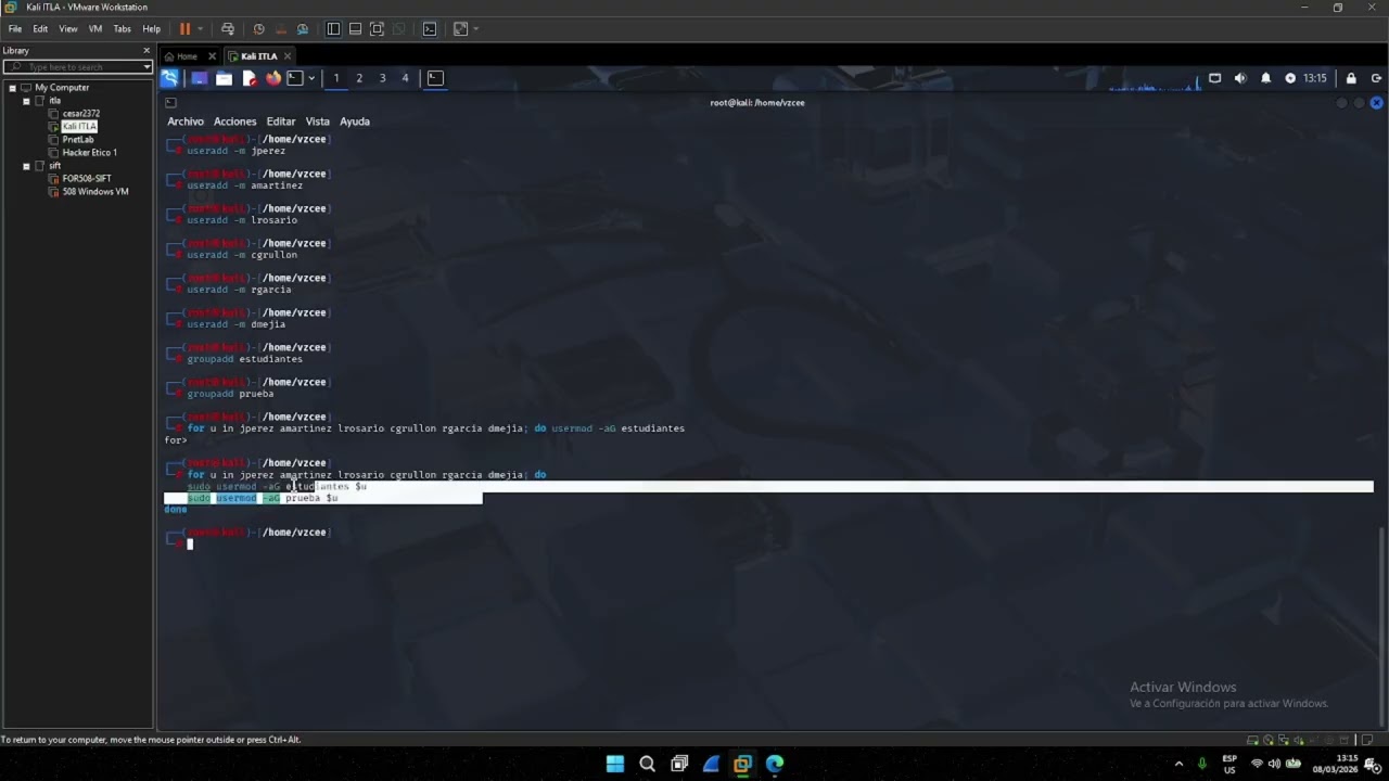 Practica 6 - Gestión de usuarios en Linux