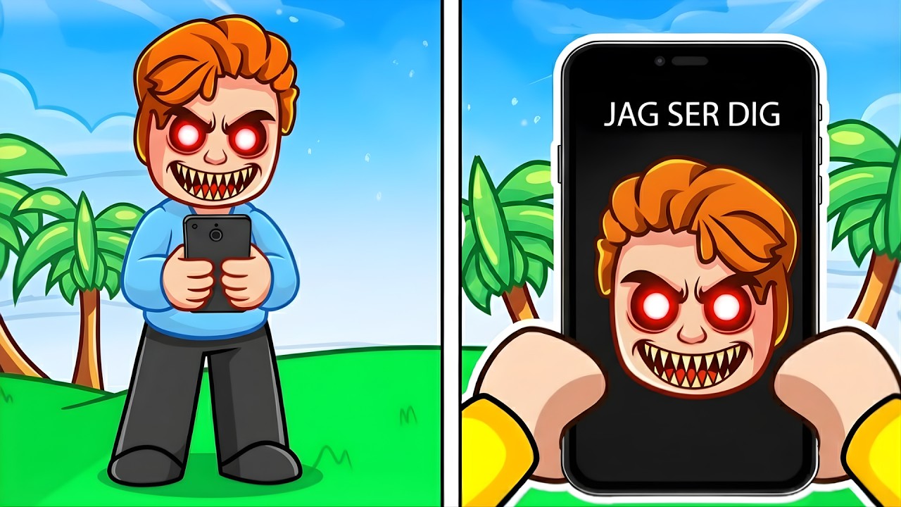 Skräck Prank På Mina Vänner I Roblox Snapchat!
