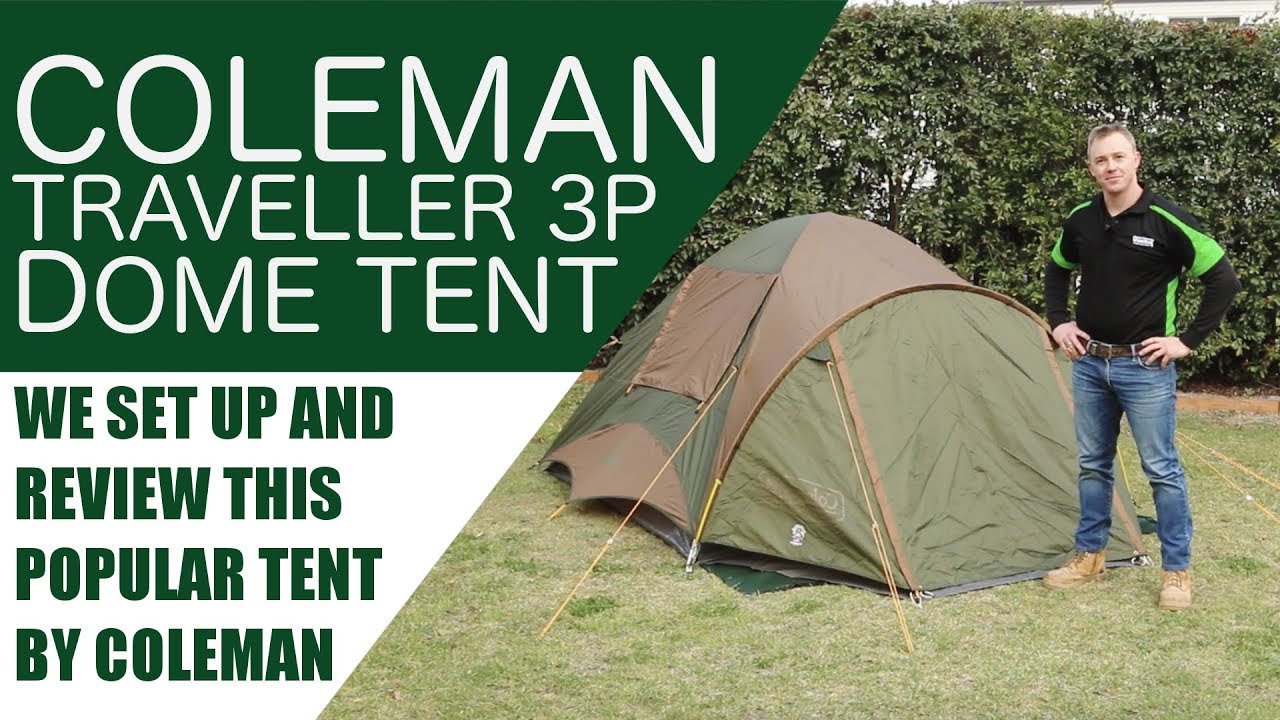 Coleman Traveller 3P Dome Tent Setup, Features & Review