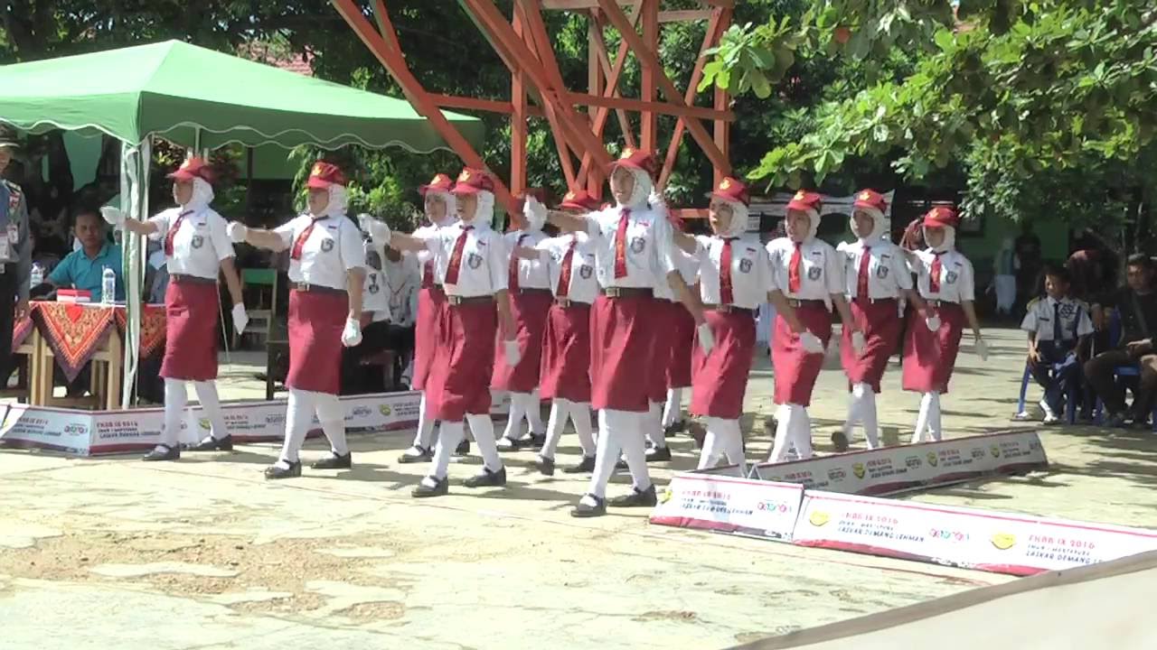SDN Jawa 5 - Lomba PBB di SMKN 1 Martapura (13 februari 2016)