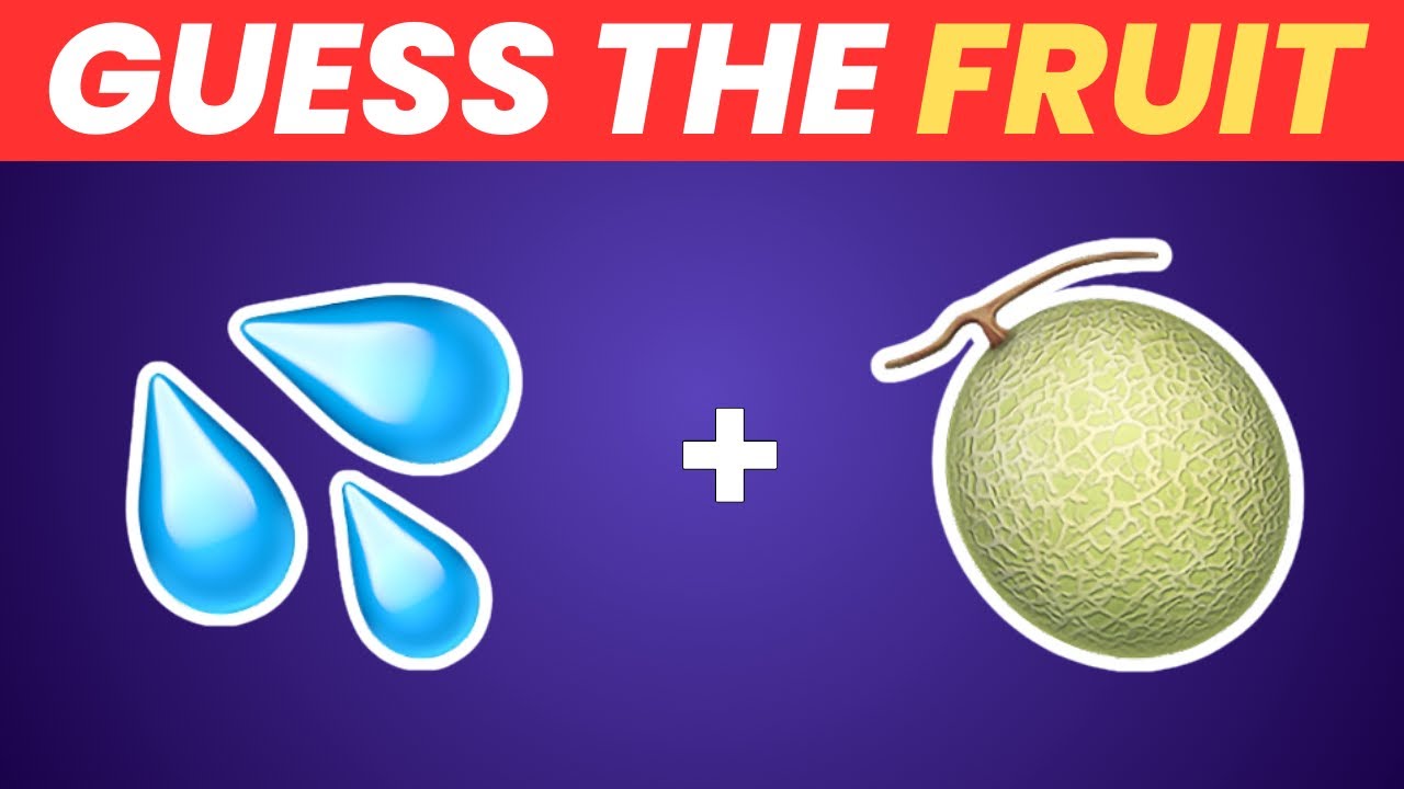 Can You Guess The Fruits By Emojis 🤔| Emoji Quiz 