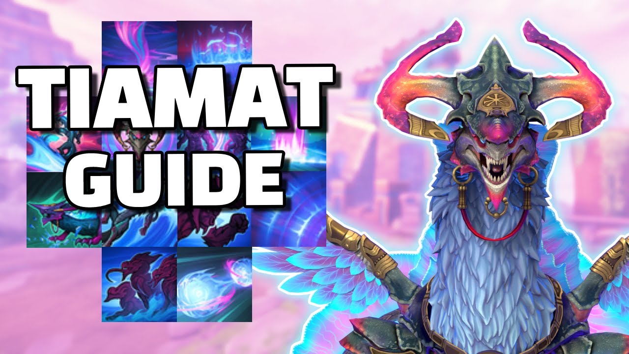 How To Handle A God With 11 Abilities! SMITE Tiamat Guide: Abilities & Leveling Order