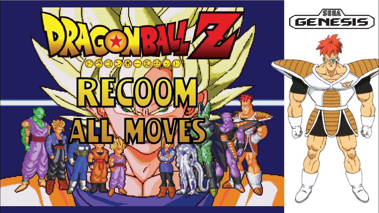 Dragon Ball Z | Sega Genesis | Recoom All Moves | ALLSTARGAMER