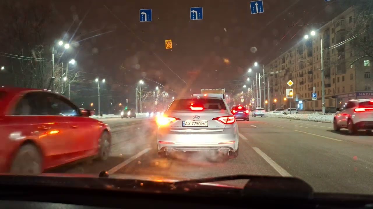 Маршрут 20. (Зима) Харьков МРЭО. Экзамен с первой попытки