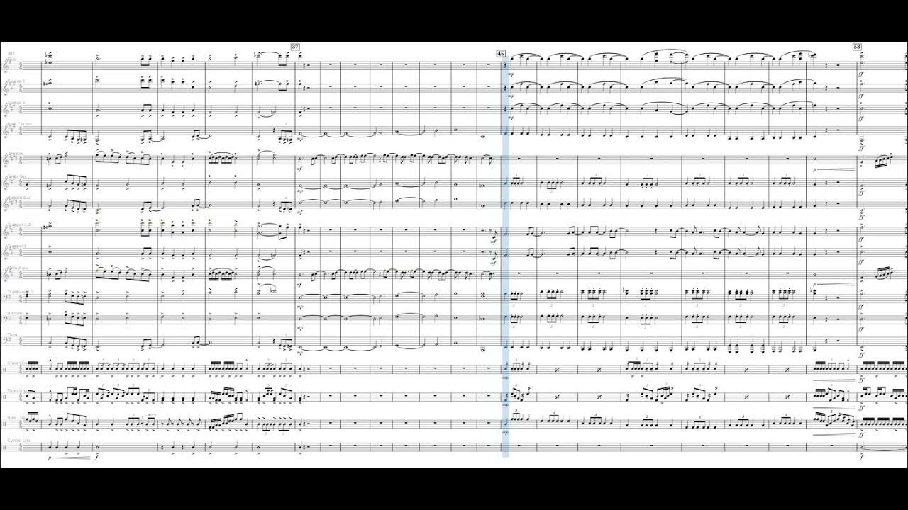 Imagine Dragons   Warriors, Arr  for Marching Band {Old Verison}